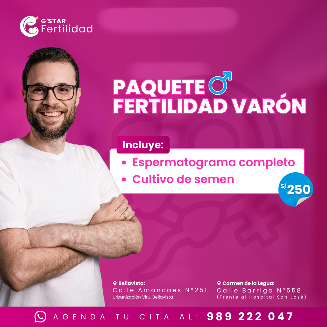 Paquete Fertilidad Varón